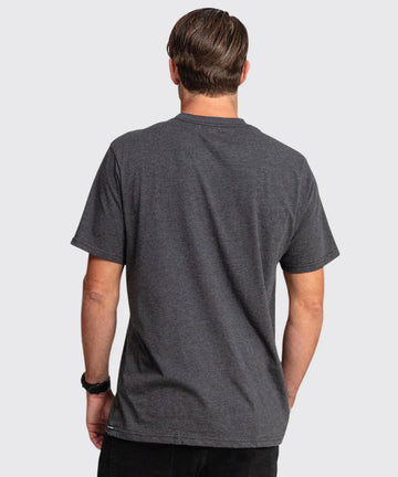 Volcom Aus Solid S/S Tee - Charcoal Heather